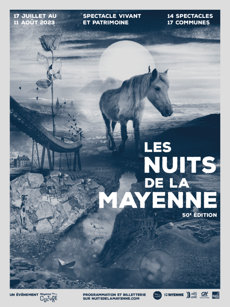 Affiche des nuits de la Mayenne 2023